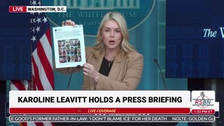 WATCH: Karoline Leavitt asks that Governor Waltz Stop Inciting Violence against ICE - 01/15/26