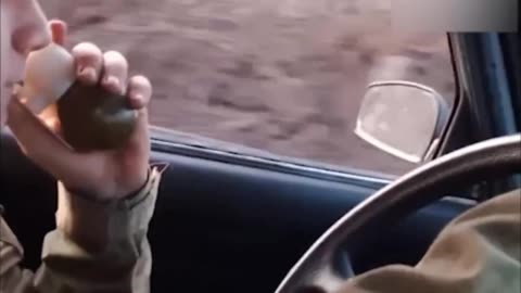 Teenagers in Occupied Donetsk Region Throw Grenade from Car – Shocking Footage