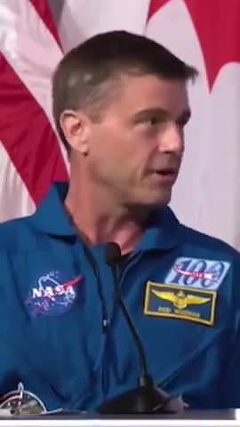 This the first time we are going to send humans to the moon...oops. He slipped