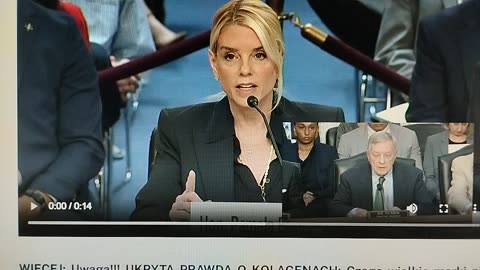 ŻYJ W OGNIU: „KREW NA TWOICH RĘKACH”: prokurator generalna Pam Bondi wpada w szał na senatora ...