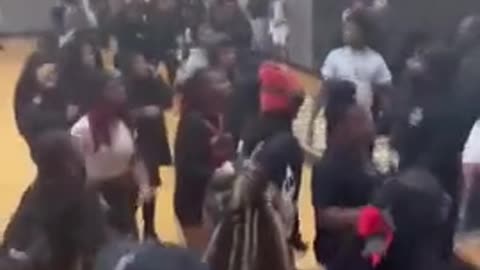 Chaotic scene captured on video at Detroit Community High School