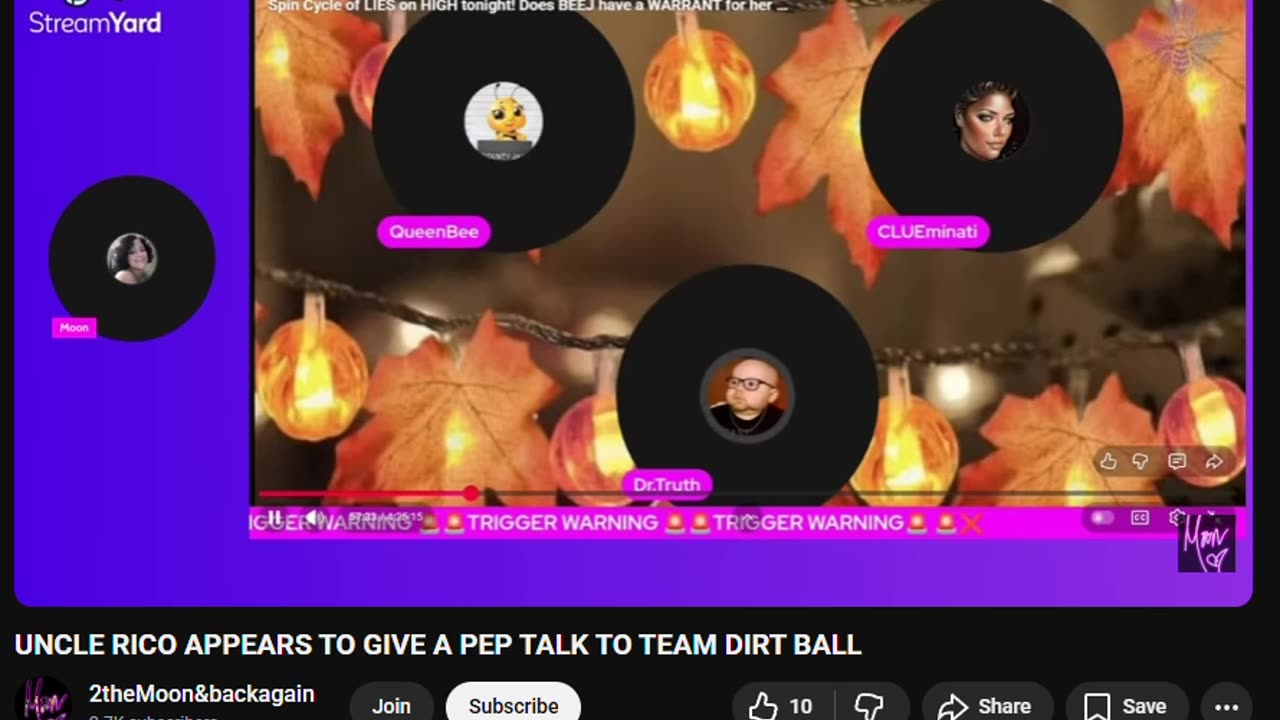 UNCLE RICO APPEARS TO GIVE A PEP TALK TO TEAM DIRT BALL