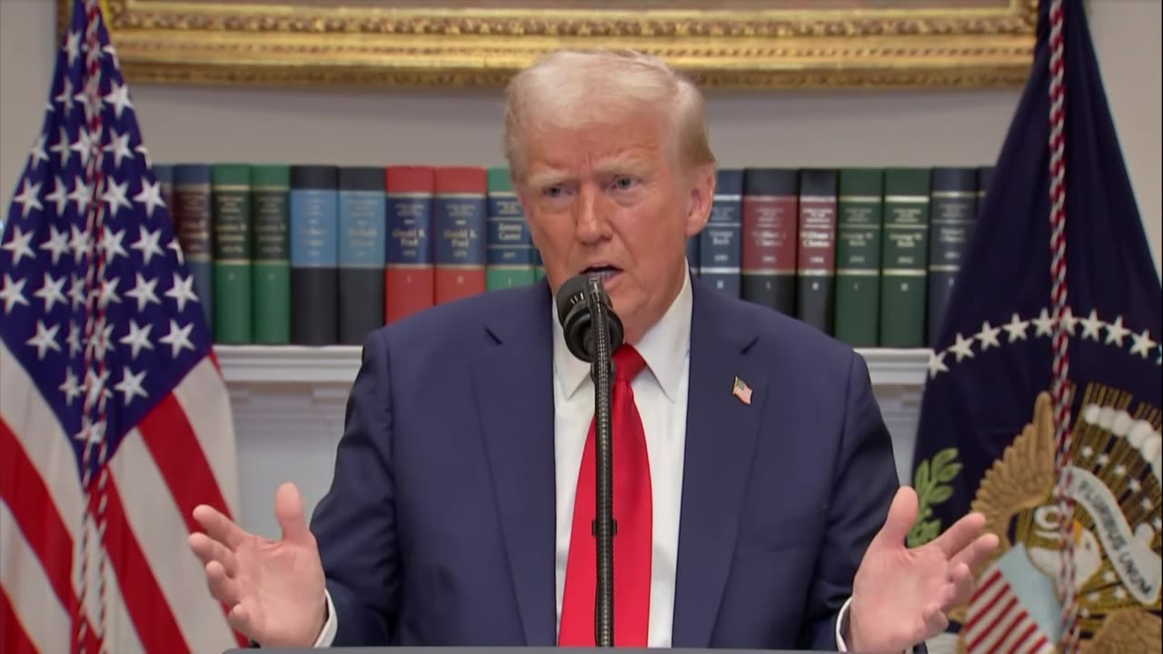 President Donald Trump full speech on infrastructure, TikTok and immigration