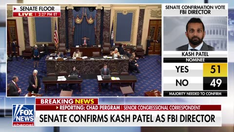 BREAKING: Senate confirms Kash Patel as FBI director