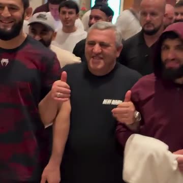 Arman Tsarukyan’s Father Embraces Khamzat Chimaev and His Son