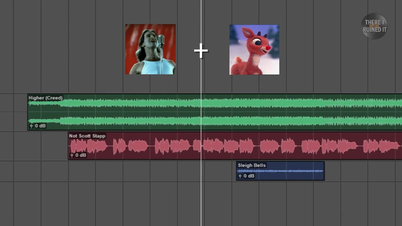 Creed sings Rudolph the Red-Nosed Reindeer