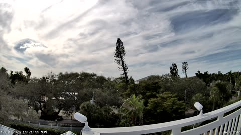 Siesta key Florida cold front going through 1/10/26