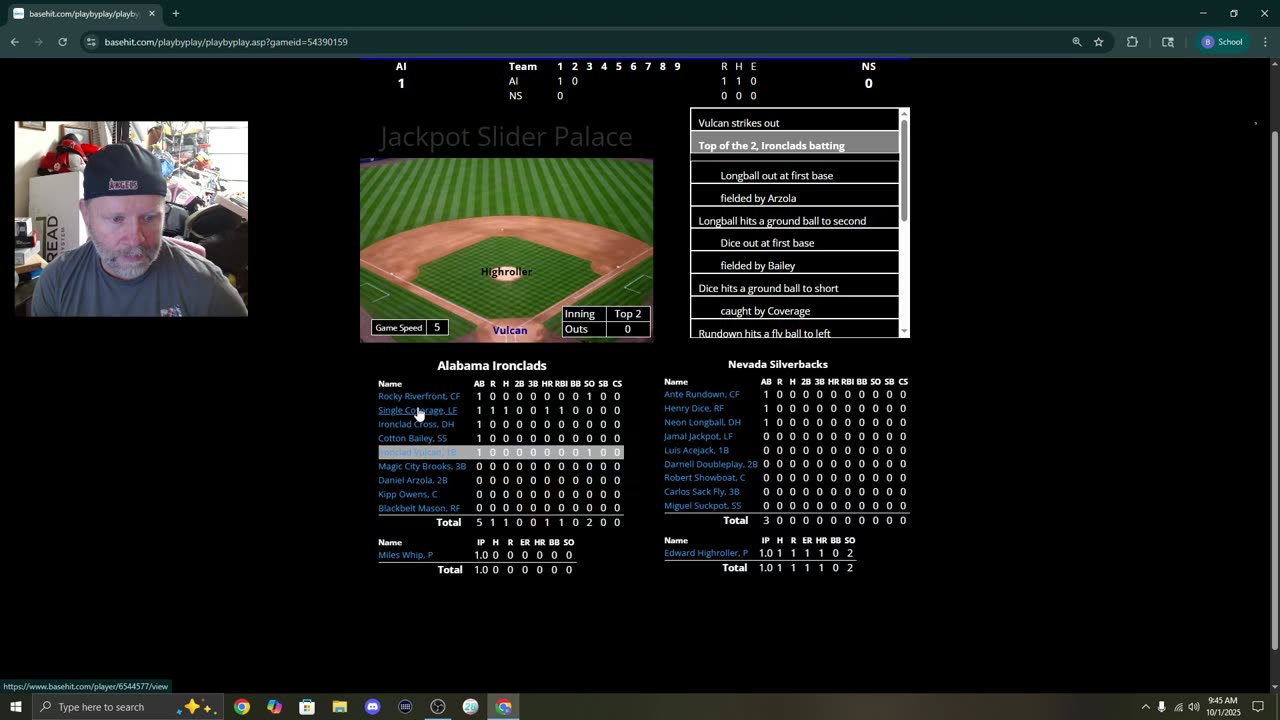 Alabama vs. Nevada : BoTs G.o.T.W. 01 OCT 25
