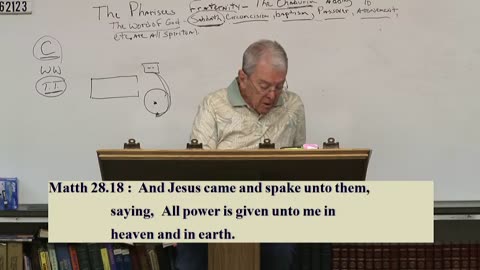 4271 Pharisees Fraternity- Chaburah- Sabbath, Circumcision, Baptism, Passover, Etc. All Spiritual