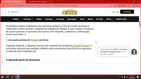 EUA realizam operação contra narcoterroristas perto da Venezuela.mp4