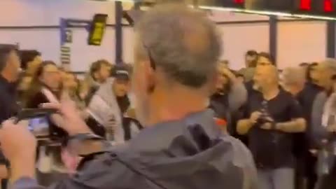Pro-Hamas Islamists and leftists RALLY at Central Manchester Station