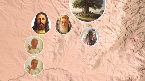 The Entire Life of Abraham on a Map