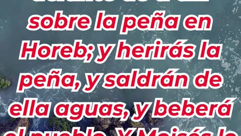 “Agua de la roca y la prueba en Masá y Meribá” Éxodo 17:6,7. #shortvideo #youtubeshorts #ytshorts