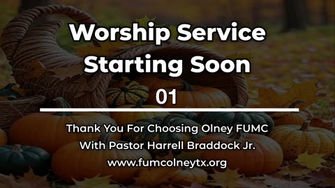 Sunday worship service