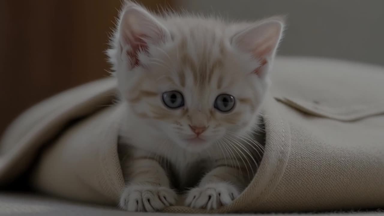 Kitten ready to shoping