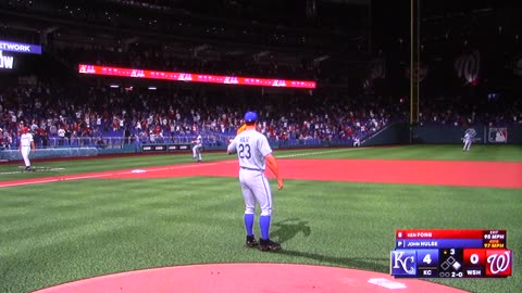 MLB The Show: Kansas City Royals vs Washington Nationals (S24 G158)