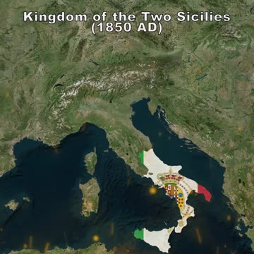 Italy Today vs Kingdom of the Two Sicilies (1850 AD)-1
