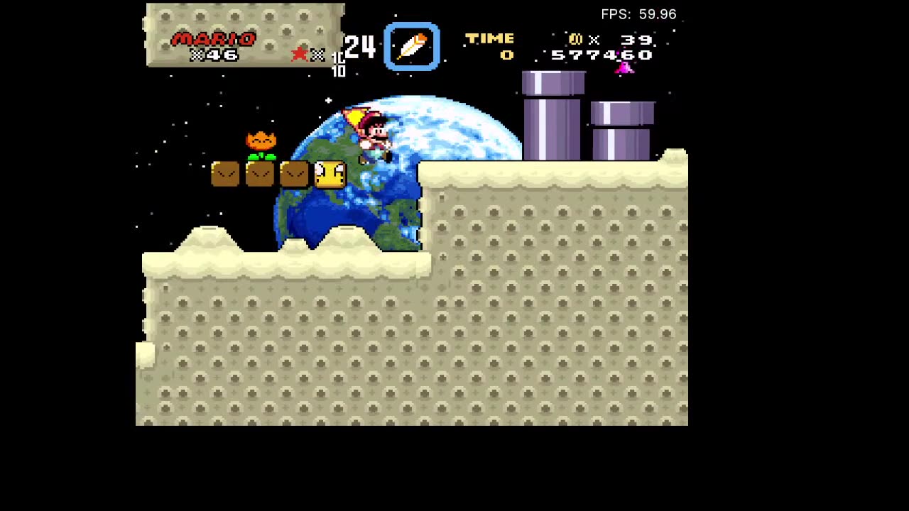 Mario World MegaMan Anniv. hack day 5