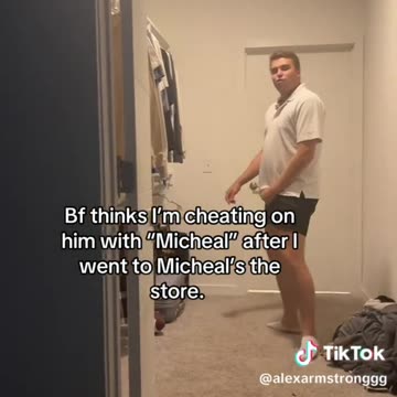 boyfriend thinks she cheated on him