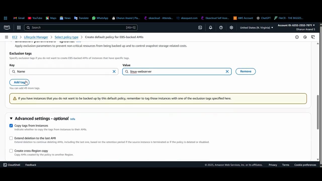 EBS DATA LIFE CYCLE MANAGER by Dharun Anand #Studentmade | Ekascloud