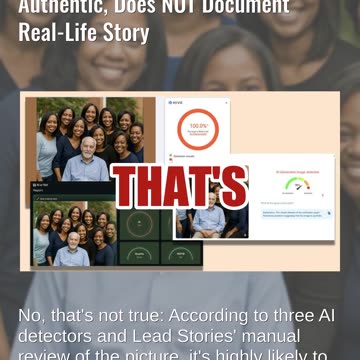 Fact Check: Photo Of 'Richard Miller' And Nine Adopted Daughters Is NOT Real -- Fake Story