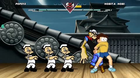 POPEYE vs NOBITA NOBI - (Hardest AI)