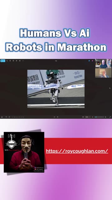 Humans Vs Ai Robots in Marathon