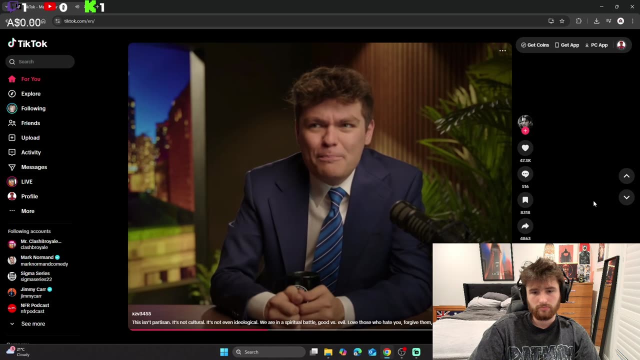 Reacting to TikToks