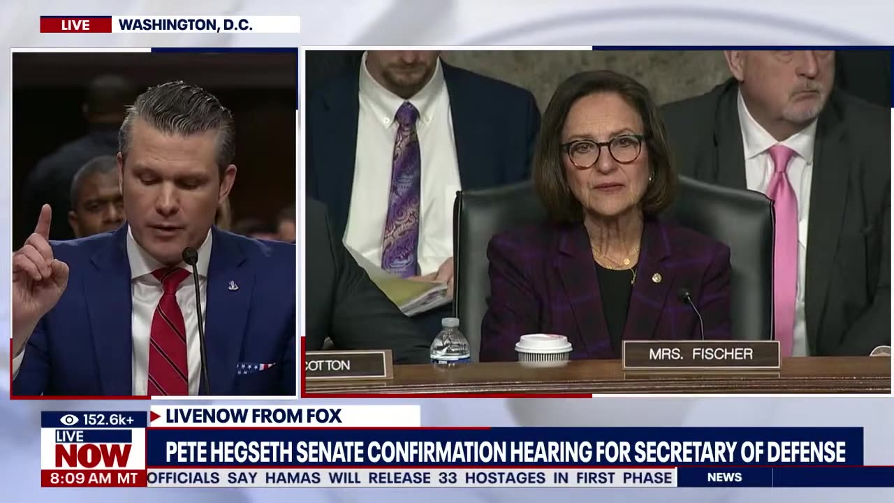 Pete Hegseth Confirmation Hearing