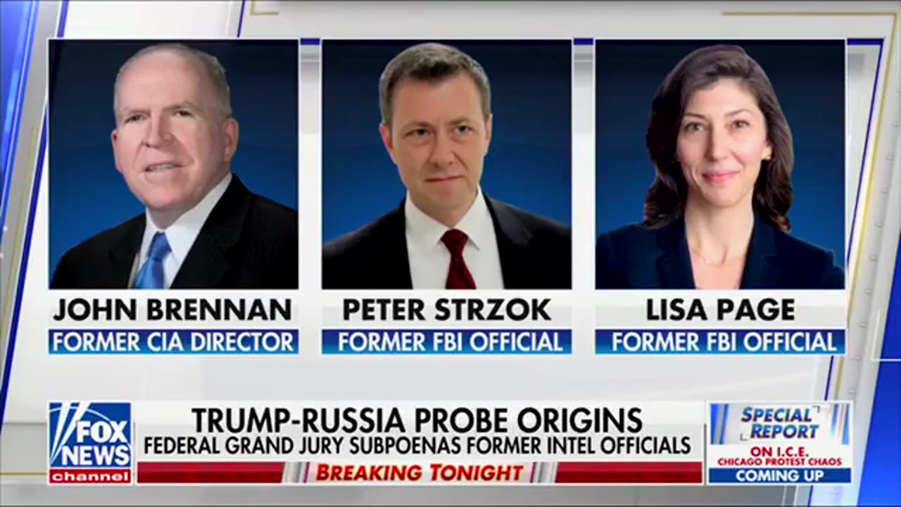 Brennan, Page, and Strzok Subpoenaed