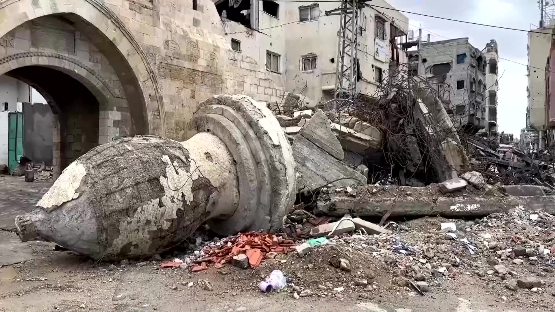 Gazans race to preserve cultural heritage damaged in war