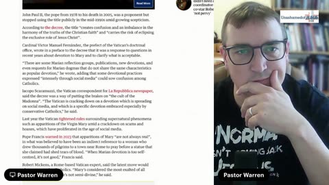 Catholic Church change doctrine on the worship of Mary- Apostolic Succession? #catholic