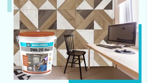 Transform Your Plywood Surfaces with DWA 215 ®️ Plus: The Ultimate Adhesive for Mosaics and Tile