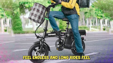 DEEPOWER K306 Mini Electric Bike 400W Motor 48V 30AH Battery City Commuter Ebike