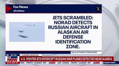 Trending: US fighter jets intercept Russian war planes near Alaska airspace