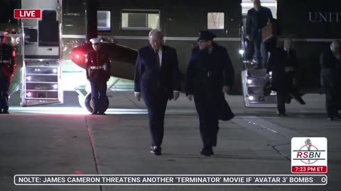 WATCH: President Trump Boards Air Force One on his way to Mount Rocky, NC - 12/19/25
