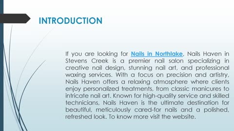 If you are looking for Nails in Northlake