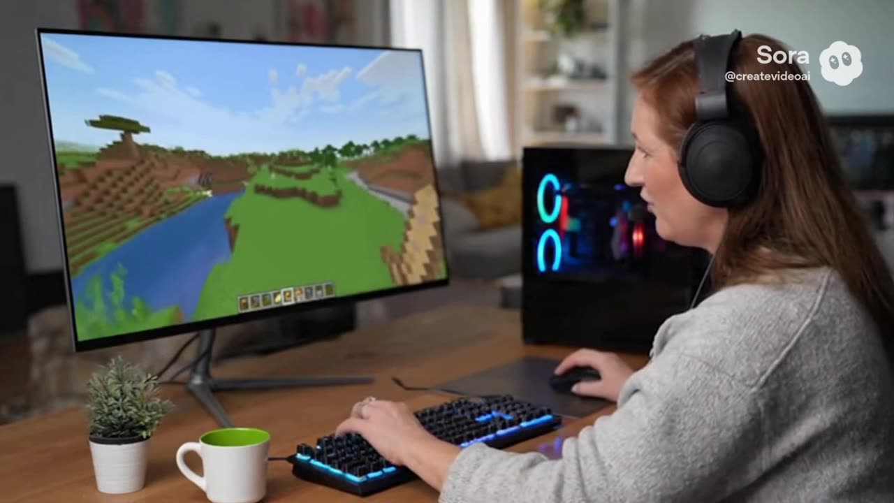 moms play minecraft