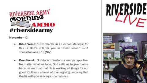 Riverside Morning Ammo Daily Devotional 11.13.25