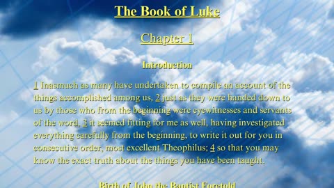 Christian Meme Video: Luke Chapter 1 (10/26/2025)
