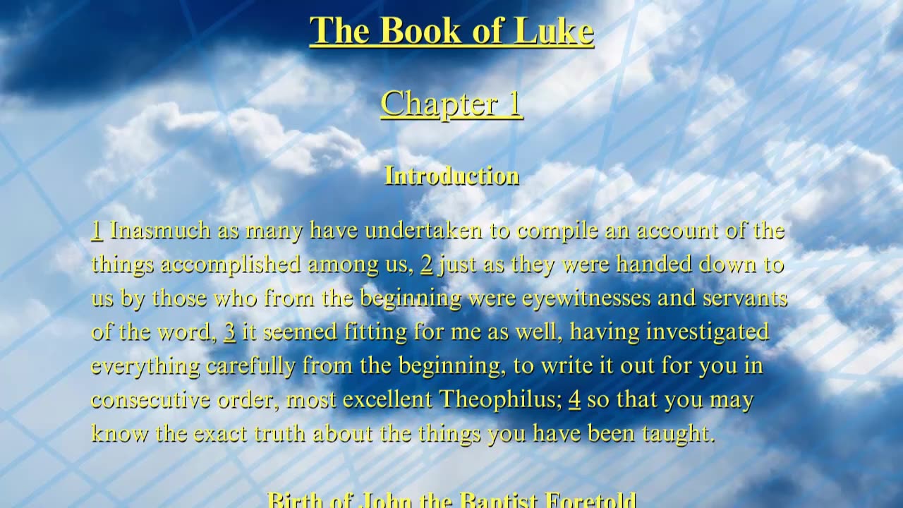 Christian Meme Video: Luke Chapter 1 (10/26/2025)
