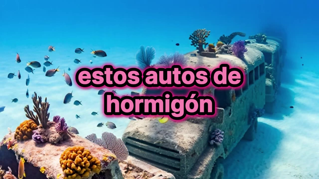 El tráfico llega al fondo del mar en Miami Beach.