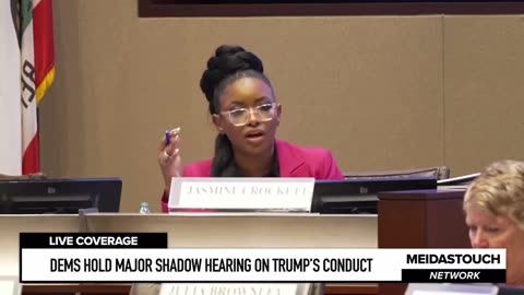 One day ago, Jasmine Crockett called the troops enforcing immigration law "sIave patrols"