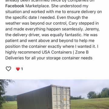 USA Containers Google Reviews