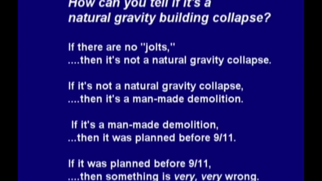Jonathan Cole - 911 Experiments Collapse vs. Demolition