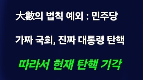 댜수의 법칙 안통하는 민주당 총선 득표. #1425. 250310