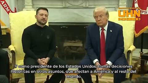 Reunión de Trump, Vince y Zelensky