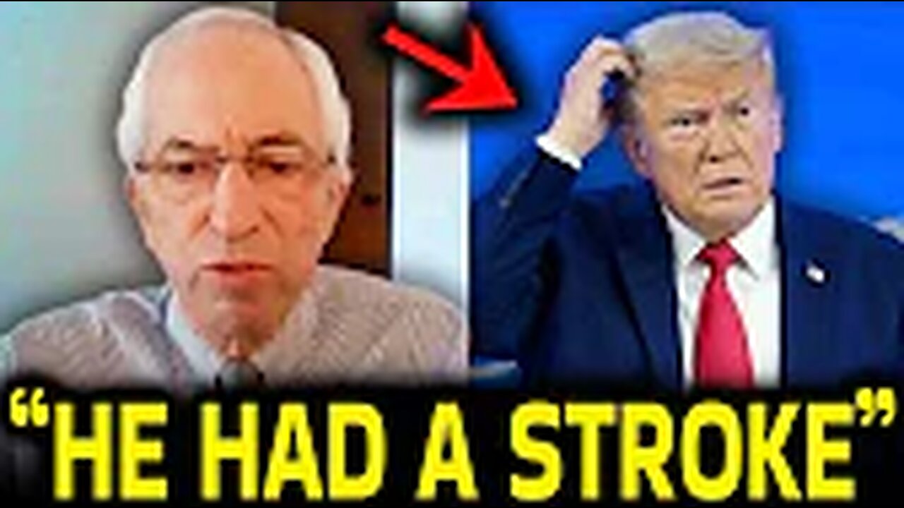 DOCTOR: Trump Had a Stroke... And He Proves It