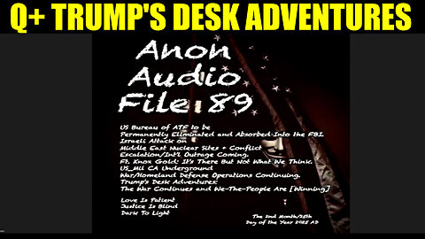 SG Anon 2.26.25 (File 89) 🔥 Q+ Trump's Desk Adventures, Mil Irregular War Ops