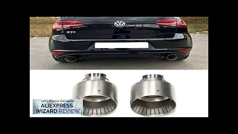 1 Pcs Matte Stainless Steel Car Exhaust Tip System Pipe Universal Exhaust Review